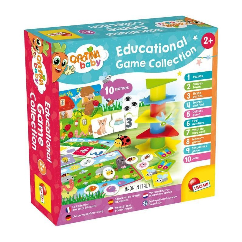 Collection of 10 educational games - Carotina Baby - Self-correcting g