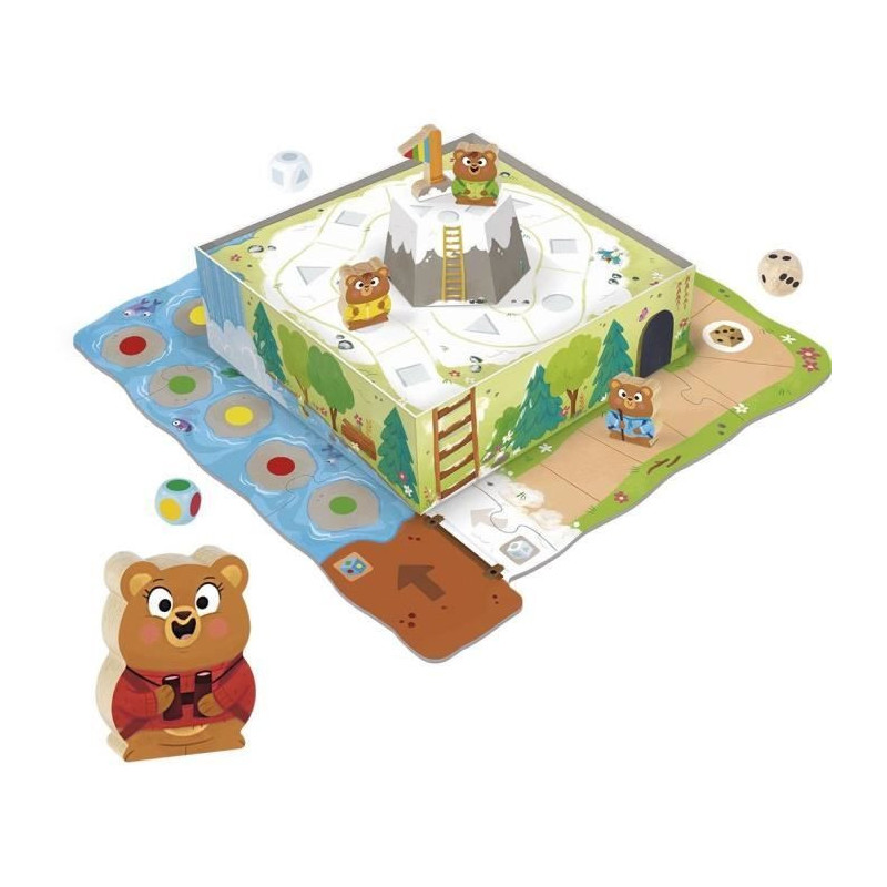 Board Game - GOULA - The Adventure of the Bears - The first to reach t