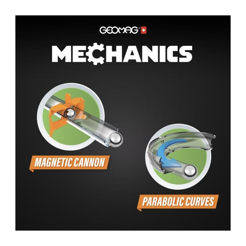 GEOMAG MECHANICS, GRAVITY 67 pcs, magnetic construction, educational g