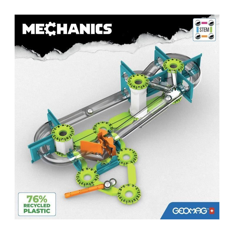 GEOMAG MECHANICS, GRAVITY 67 pcs, magnetic construction, educational g