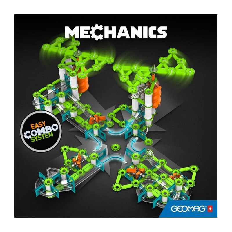 GEOMAG MECHANICS, GRAVITY 67 pcs, magnetic construction, educational g