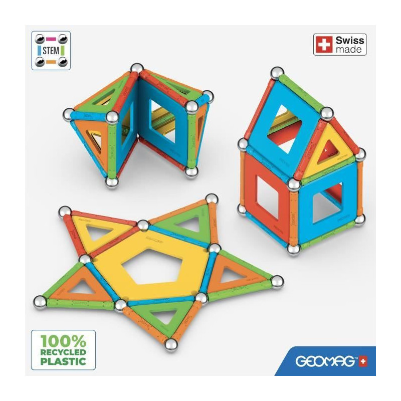 GEOMAG - EcoFriendly 52 pcs Panels supercolor