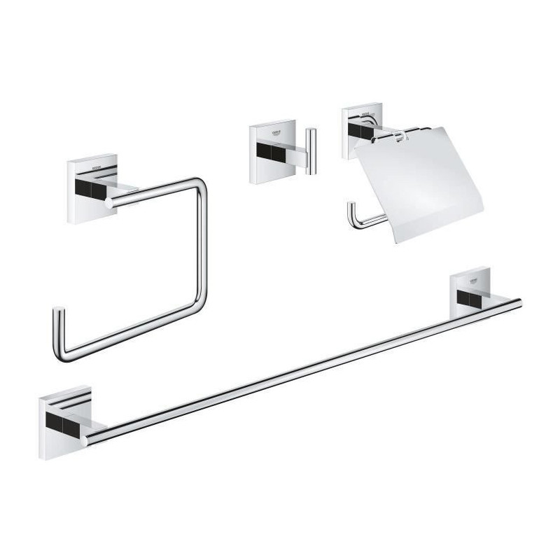 4-in-1 Accessory Set - GROHE - 41115000 - Chrome - Metal - Shower