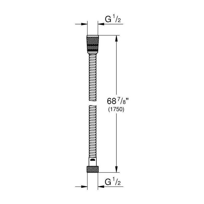 Shower hose - GROHE - 22100000 - 1.75 m - VitalioFlex - Metal