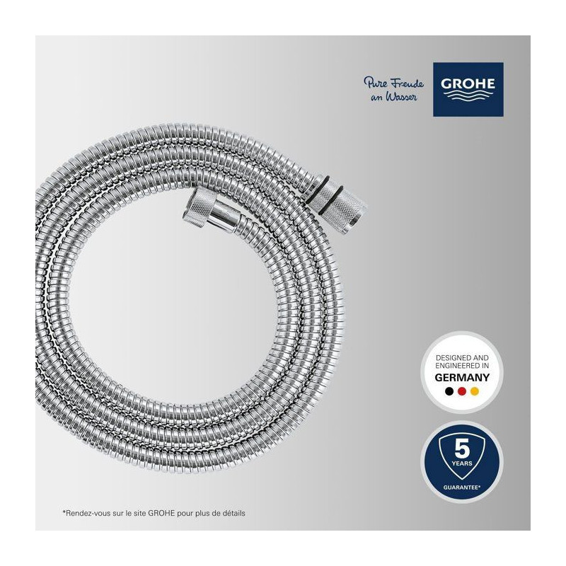 Shower hose - GROHE - 22100000 - 1.75 m - VitalioFlex - Metal
