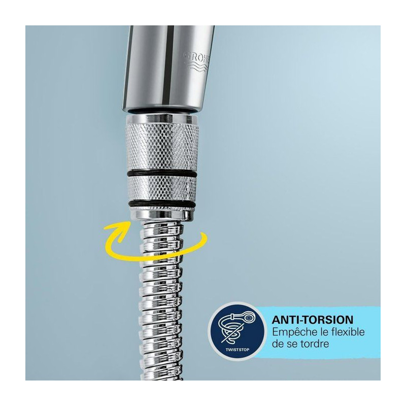 Shower hose - GROHE - 22100000 - 1.75 m - VitalioFlex - Metal