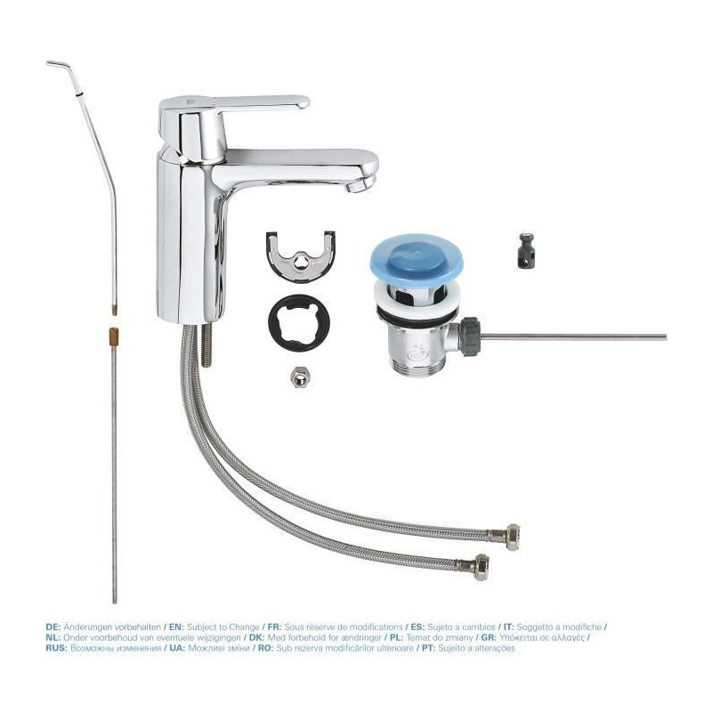 GROHE Bathroom Faucet Get sink, emptying tickle, inclination, Foam wat
