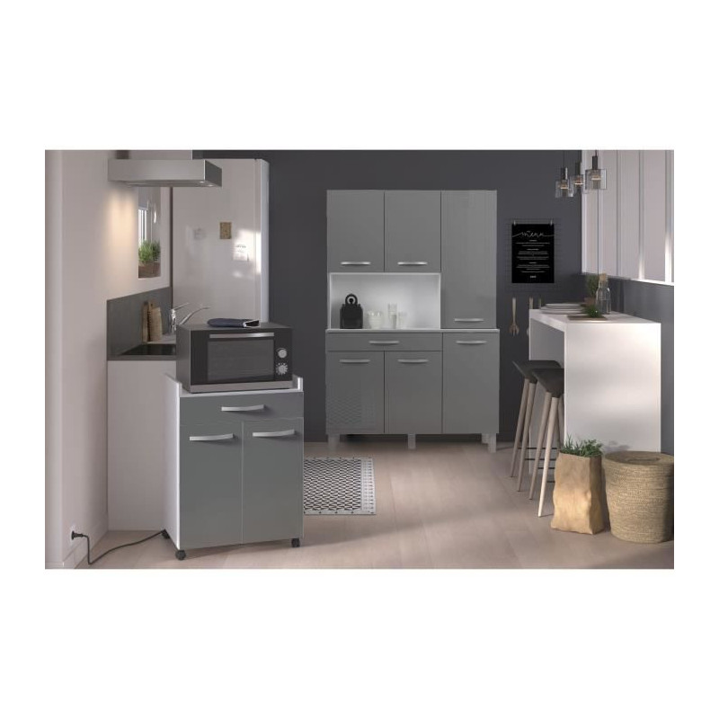 Oslo served 60 cm - 1 drawer and 1 door - L 60 x D 44 x H 81 cm - Bril