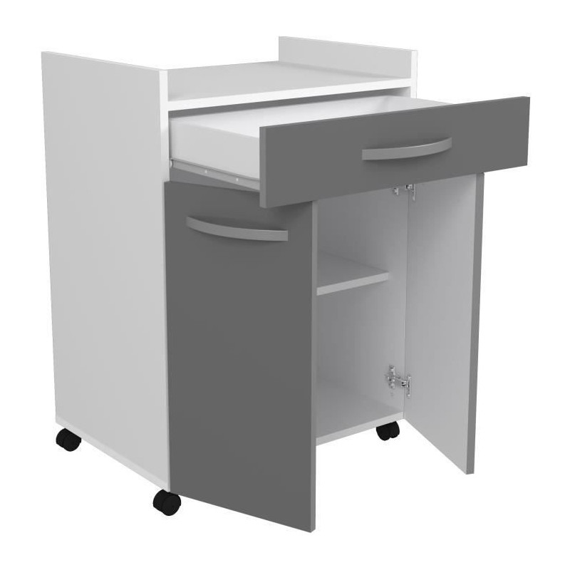 Oslo served 60 cm - 1 drawer and 1 door - L 60 x D 44 x H 81 cm - Bril