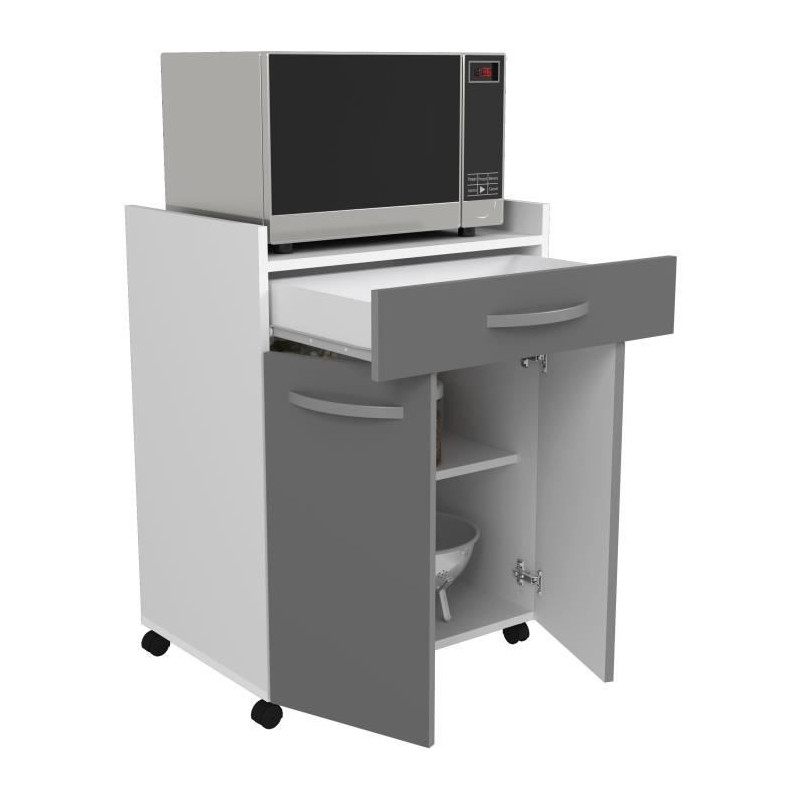 Oslo served 60 cm - 1 drawer and 1 door - L 60 x D 44 x H 81 cm - Bril