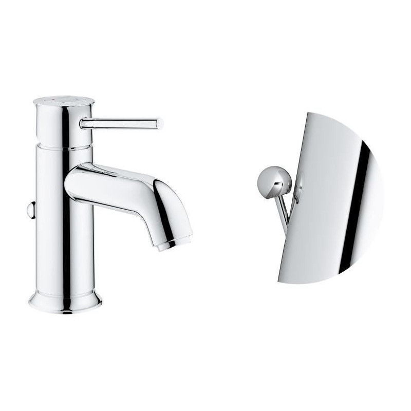 Grohe Mixer Monocomande Lavabo Size S Start Classic Chromé 23782000