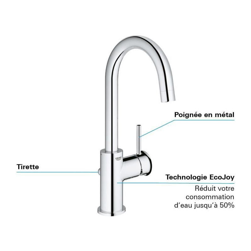 GROHE - Single-lever washbasin mixer - Size L