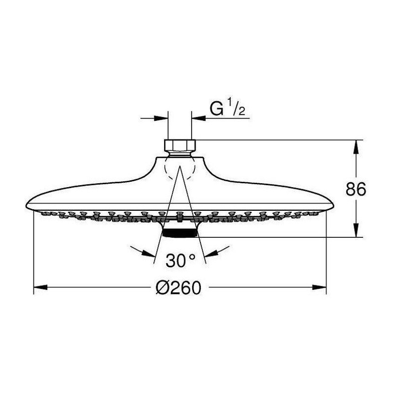 3-jet overhead shower - GROHE