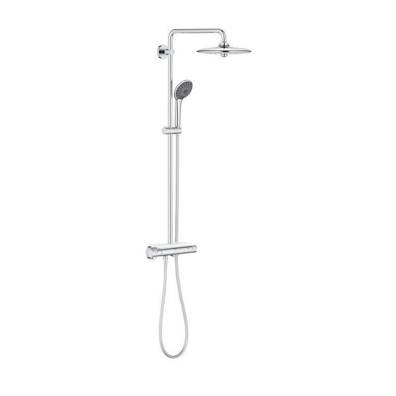 Grohe shower column thermostatic valve Vitulio Joy 260, 50% saving wat