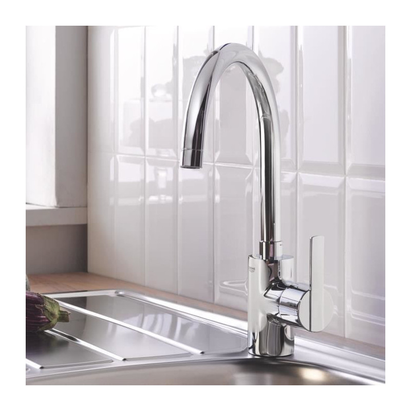 Grohe Mixer Monocomina Sink Slaughter Shape Chrome 32670002