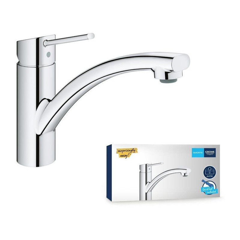 GROHE TAP STEM SWIFT KITCHEN, MONOCMAND MIXER WITH EC ECONIVED WATER M