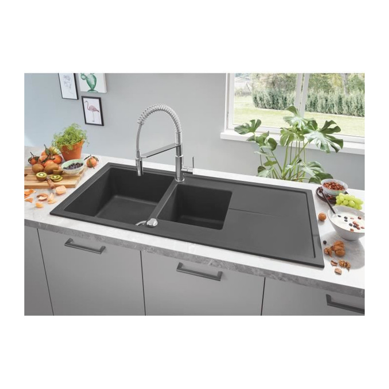 GROHE TAP Kitchen Sink GET, Mixer Monocomande 2 Jets, Tap with Profess