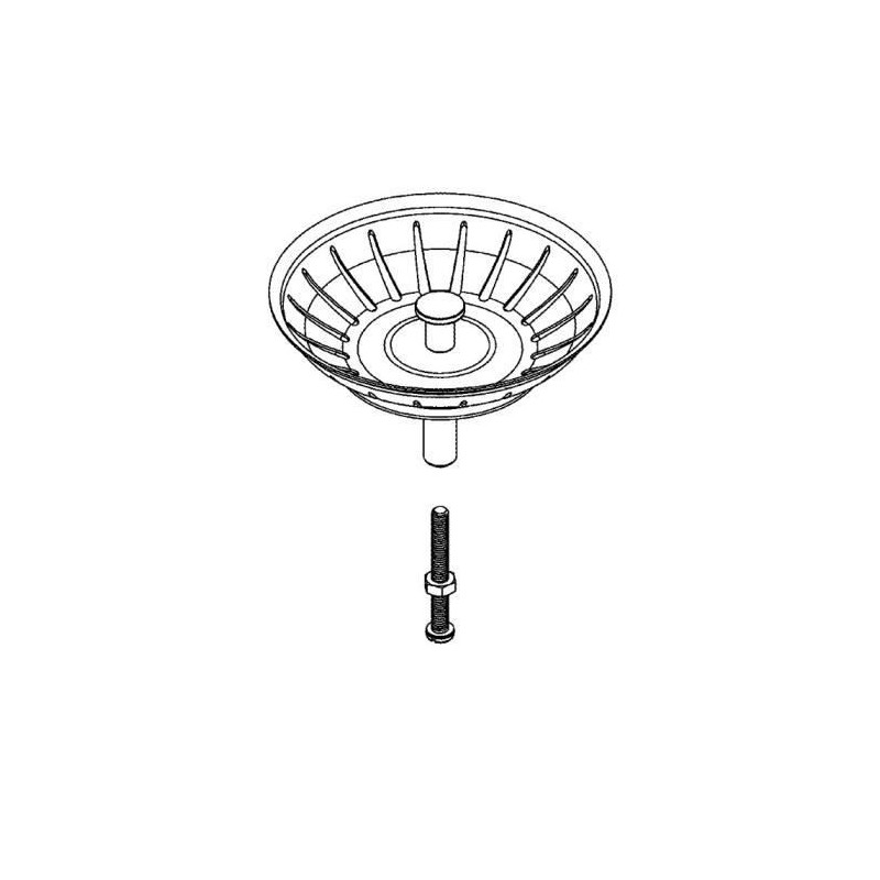 Grohe Bonde Grille A sink, emptying