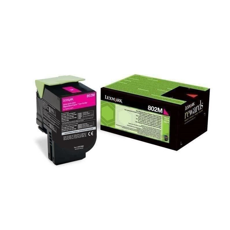 Lexmark Toner 802M - 80C20M0 - Magenta - 1? 000 pages