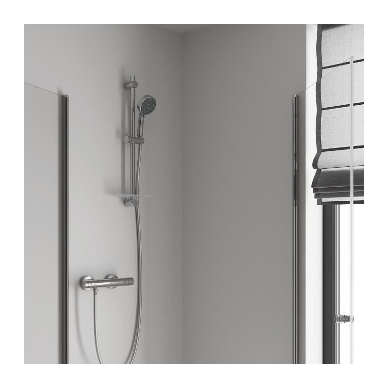Grohe thermostatic mixer shower precision Get, wall mounting, temperat
