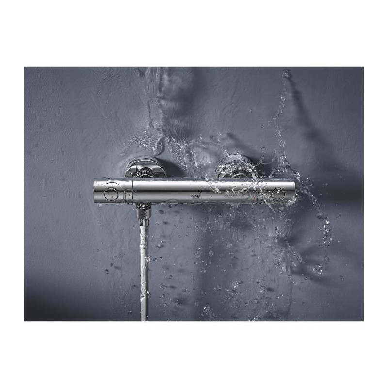 Grohe thermostatic mixer shower precision Get, wall mounting, temperat