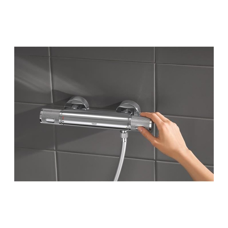 Grohe thermostatic mixer shower precision chrome feel 34790000