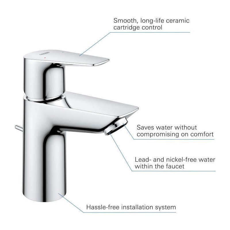Grohe - Lavabo monocommande mixer - Size S