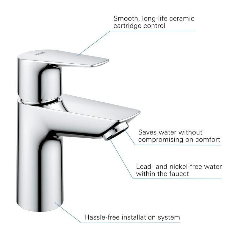 Grohe - Lavabo monocommande mixer - Size S