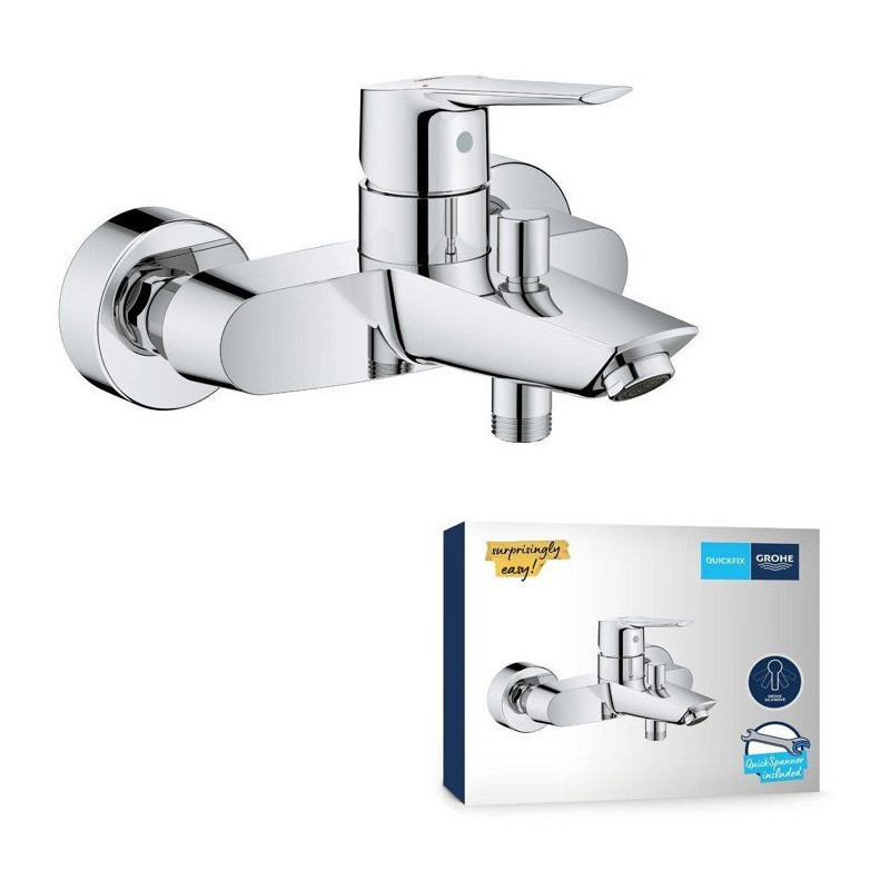 Grohe Mixer Monocomande Bath / Shower Start with inverter, Faucet with