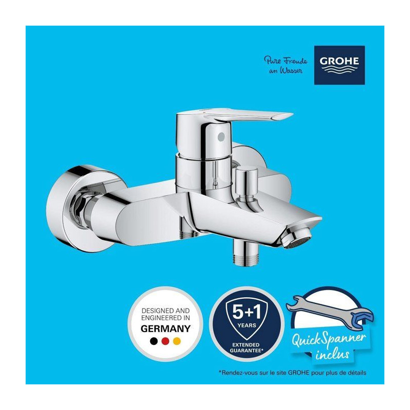 Grohe Mixer Monocomande Bath / Shower Start with inverter, Faucet with