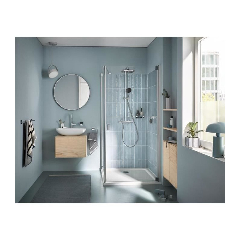 Shower column with thermostatic mixer - Water saving - GROHE Vitalio C