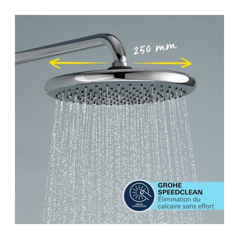 Shower column with manual diverter - Water saving - GROHE Vitalio Star