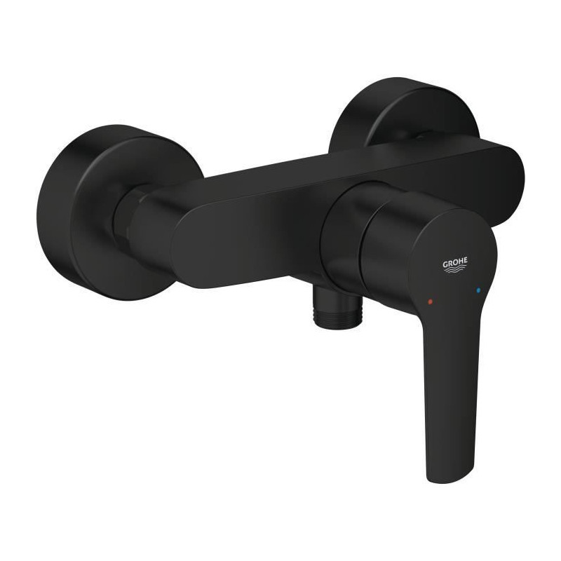 Single lever shower mixer - GROHE Start - 322792432 - Matt black - Exp