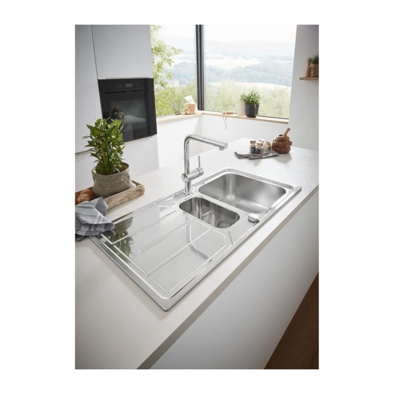 Grohe Minta Sink Mixer 32168000 - Extractable shower - BEC L - 360 °