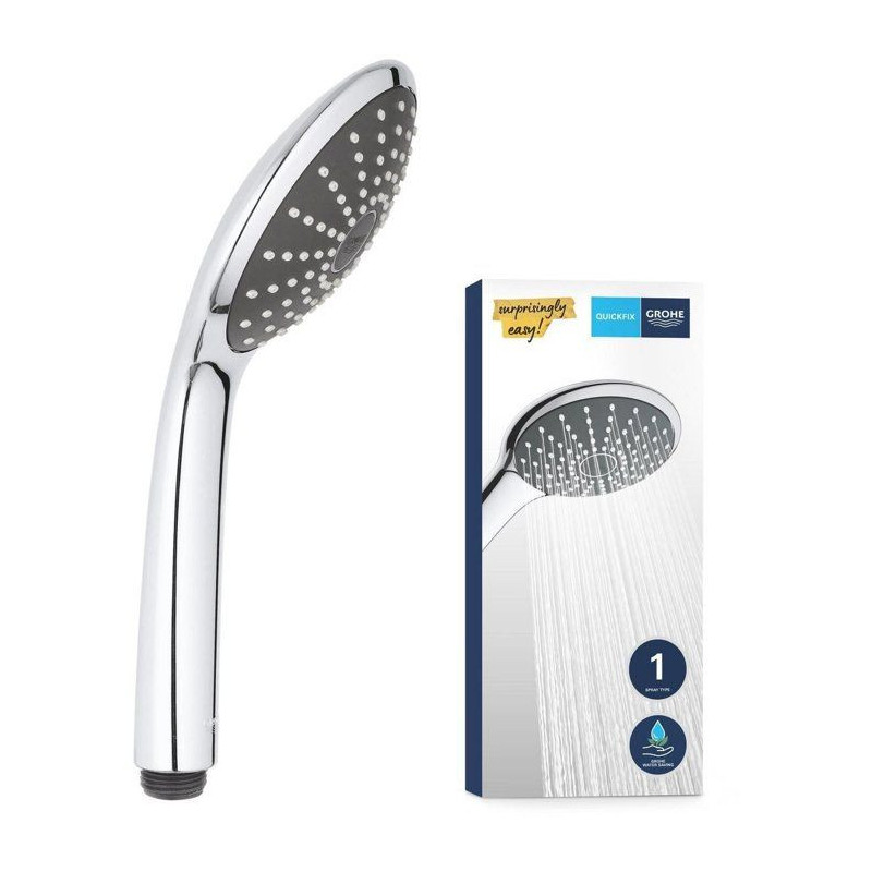 Grohe shower vitulio joy, 1 jet, 110mm shower head, anti-burlûre and