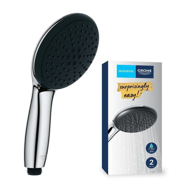 Shower head - GROHE Vitalio Start 110 27946001 - 2 jets (Rain/Stimulat