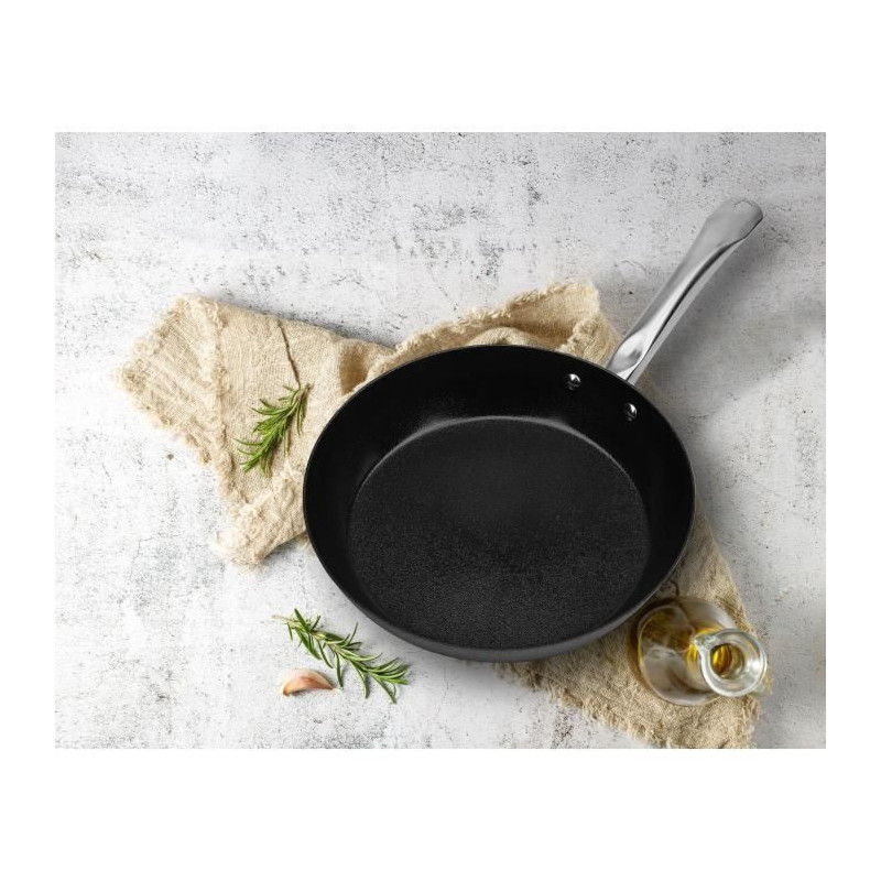 Carbon steel wok - GSW - AVANTI - 28 cm - Induction
