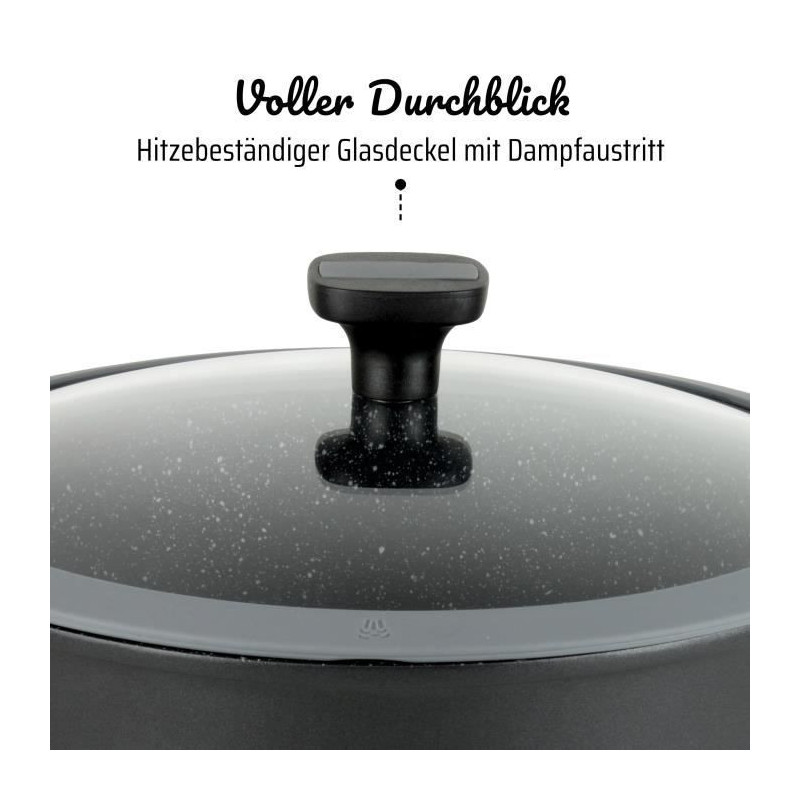 Cast aluminum pot - GSW - EASY CLICK - 20 cm - Induction