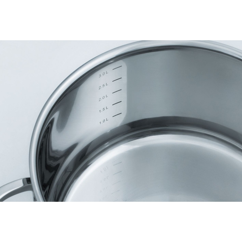 GSW Alara - Stainless steel cookware set 14 pieces - All heat sources