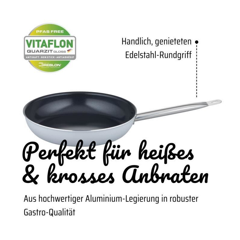 Professional frying pan - GSW - PRO BASIC - 36 cm - Induction - Thick