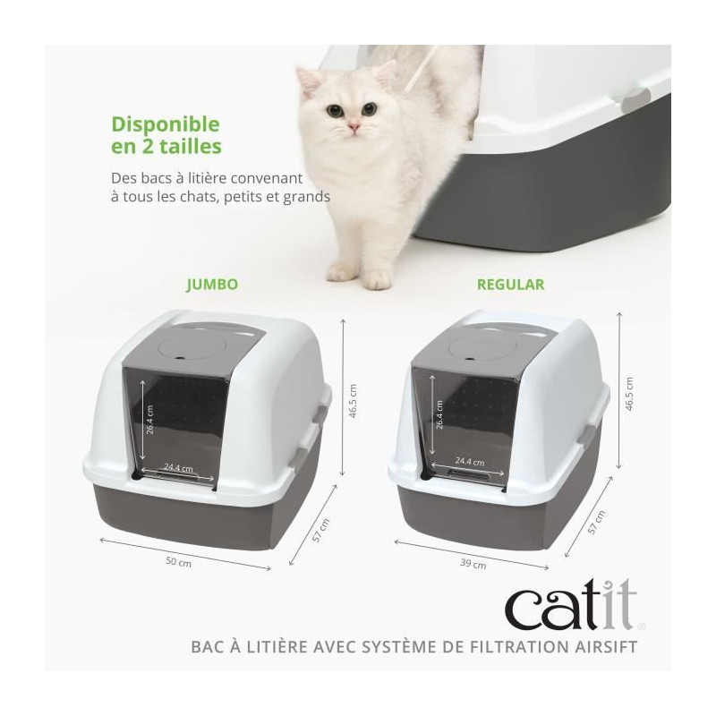 JUMBO Toilet for cat 46x55x45 cm