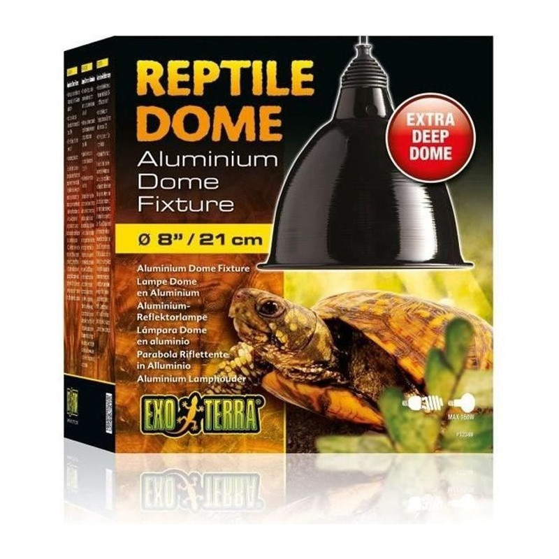 EXO TERRA Aluminum Reflector Dome Lamp L - For Reptiles