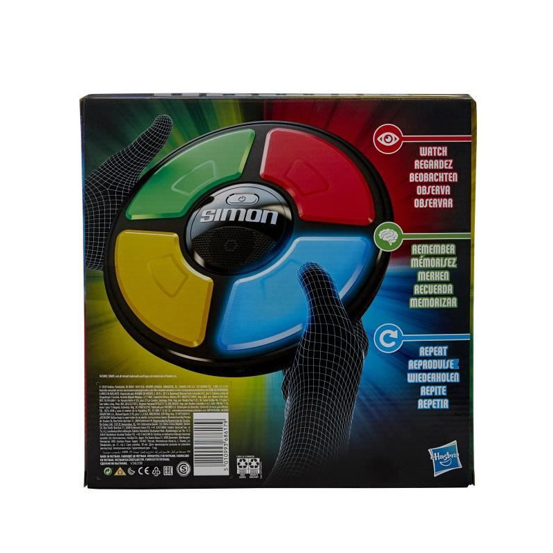 Simon Classique - Electronic memory board game - French version