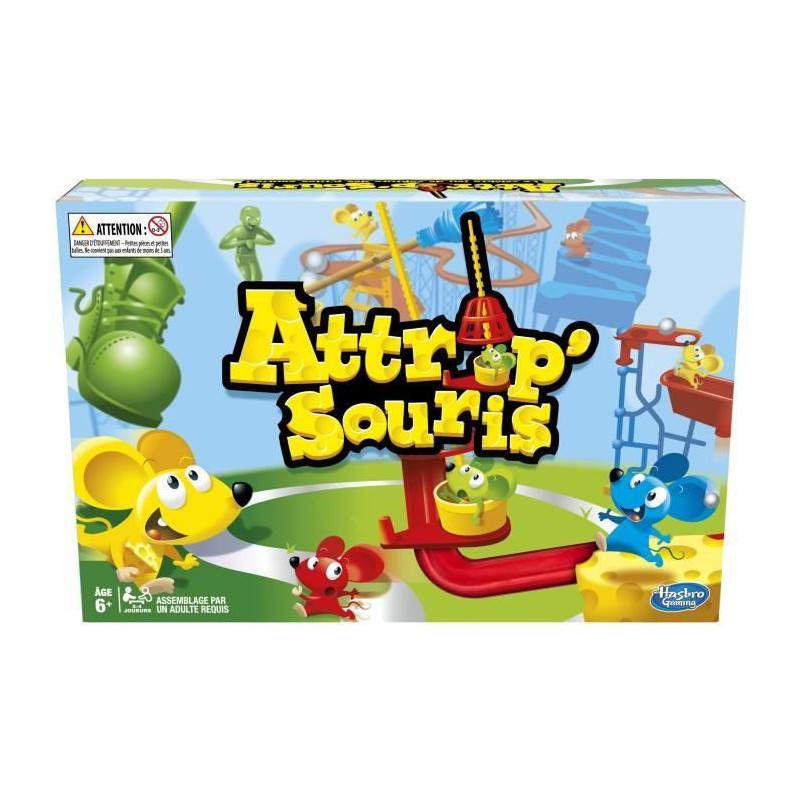 Mouse Catch, board game for children, board game for 6 year olds, Hasb