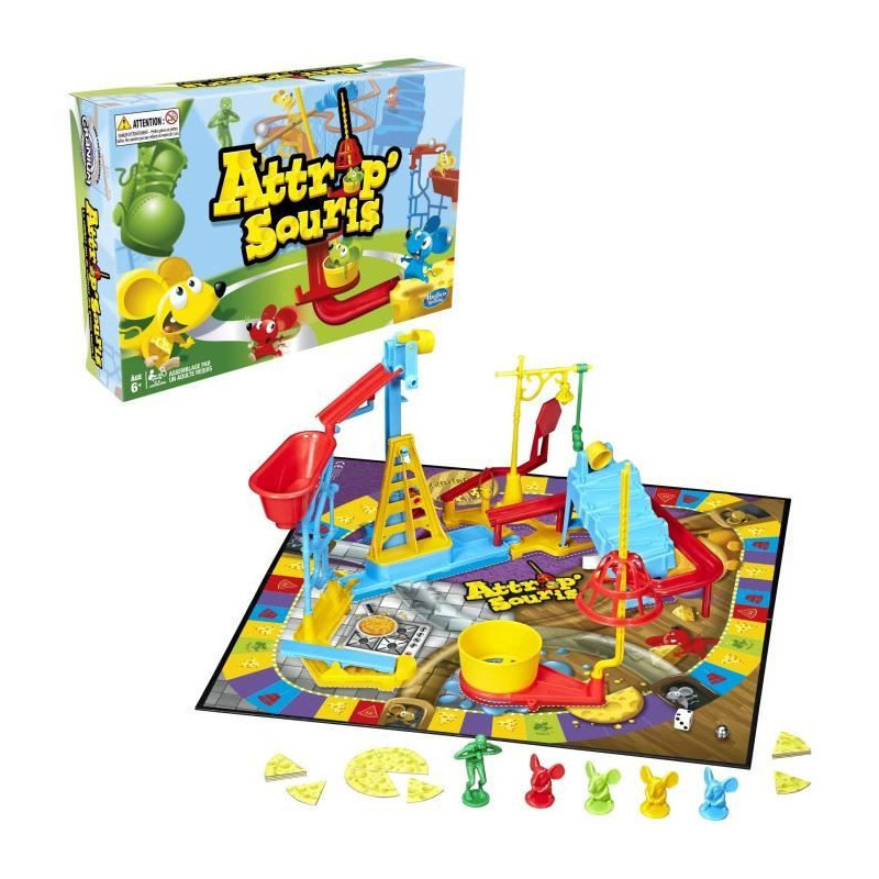 Mouse Catch, board game for children, board game for 6 year olds, Hasb