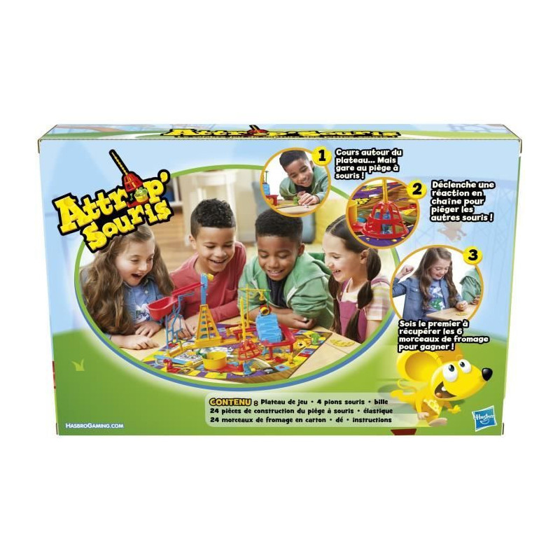 Mouse Catch, board game for children, board game for 6 year olds, Hasb