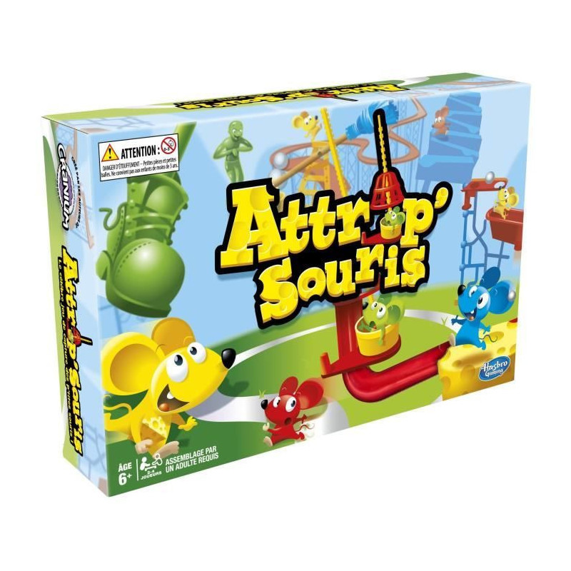 Mouse Catch, board game for children, board game for 6 year olds, Hasb