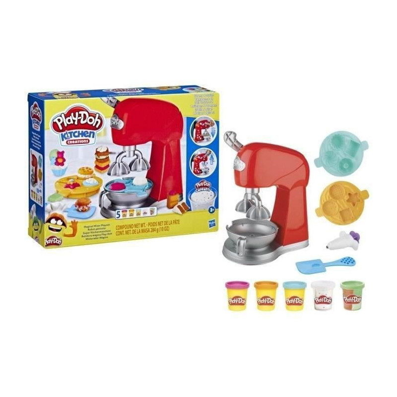 Play-Doh Kitchen Creations, Pastry Chef, Modeling Paste toy with Facti