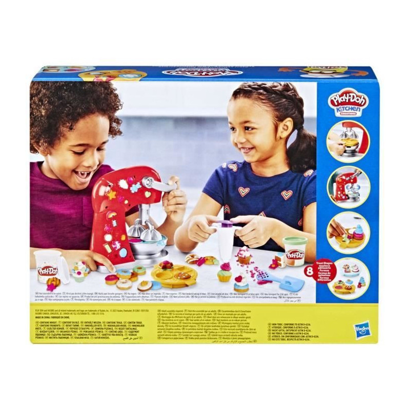 Play-Doh Kitchen Creations, Pastry Chef, Modeling Paste toy with Facti