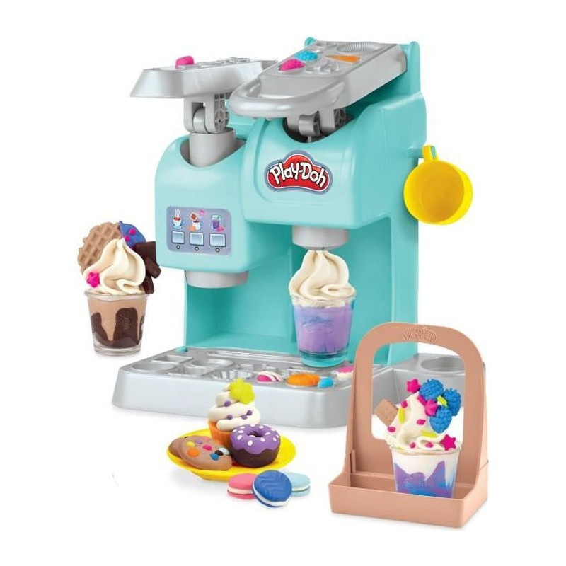 Play-Doh, My super coffee, 20 accessories and 8 pots of modeling clay,